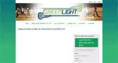 Desktop Screenshot of greenlightlacrosse.com