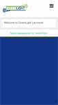 Mobile Screenshot of greenlightlacrosse.com